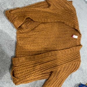 Long burnt orange/brown Cardigan
